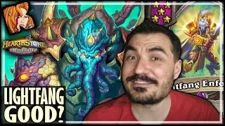WHY DO I KEEP PLAYING LIGHTFANG?! - Hearthstone Battlegrounds
