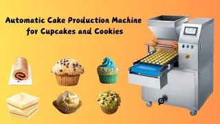 Automatic Cake Production Machine for Cupcakes Cookies and Decorative Cakes #cupcake  #cookies