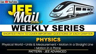 JEE Mail 9th Aug - Advanced Pattern | Physics- Unit & Measurements, Motion in 1D & 2D  #jeeadvanced