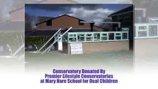 Part 3 - Mary Hare School for Deaf Children. Donated Conservatory being Built.