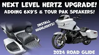 NEXT LEVEL Hertz Audio 6x9 & Tour Pak Pod Speaker Install on a 2024 Harley-Davidson Road Glide!