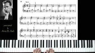D. Kabalevsky op. 51 - Five Variations on a Russian Folk Song - piano tutorial by Antonio De Angelis