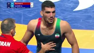1/4 GR - 97 kg: H. KHLOYAN (ARM) v. M. ALGHOSI (IRI)