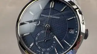 Urban Jürgensen One GMT 5541-SS-L333CSU - 41mm Blue Dial Hands-On Watch Review