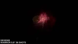 Kembang Api Cakes GE 0836 B WARRIOR - 36 SHOTS 0,8