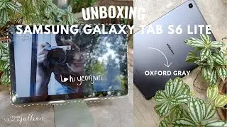 Распаковка Samsung Galaxy Tab S6 Lite 📦📱 Oxford Gray с бесплатным стилусом и клавиатурой ⌨️
