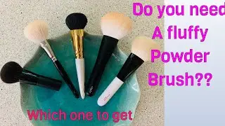 Do you need a large fluffy powder brush??