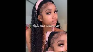 Baby hair/edges subliminal