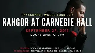 RahGor at Carnegie Hall - September 27, 2017