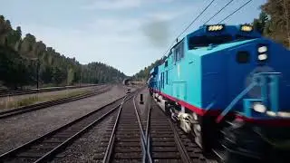 Thomas the GEVO Engine leads the Train in Virginia