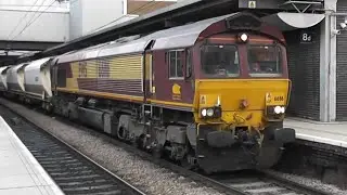 Funny Driver on a Class 66 + Nice CLAG!
