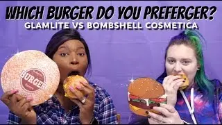 GLAMLITE BURGER PALETTE VS BOMBSHELL COSMETICA BOMB BURGER???