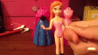 Princess Anna magic clip doll review