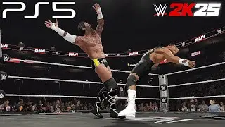 WWE 2K25 - CM Punk v Bron Breakker w/ Paul Heyman - World Heavyweight TitleMatch at RAW | PS5