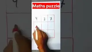 Genius maths puzzle 😱😱|| Maths puzzle || #viral #short