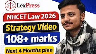 MHCET Law 2026 Strategy Video to Score 108+ marks | Next 4 Months plan | #mhcetlaw #glcmumbai #viral