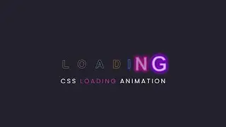 HTML CSS Loading Animation | CSS Animation
