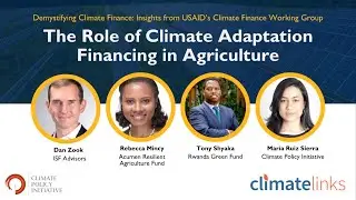 The Role of Climate Adaptation Financing in Agriculture