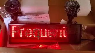 Leadleds P5 RGB Full Color LED Sign Message Board WiFi Connected Smartphone Programmable, 12V Car Ci