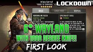 TWD RTS: 6* Wayland w/ 1000 Degree Knife! - First Look - The Walking Dead: Road to Survival