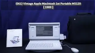 (061) Vintage Apple Macintosh 1st Portable M5120 [ 1989 ]