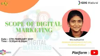 SCOPE OF DIGITAL  MARKETING