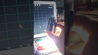 Measure Light on Scope Using a Photoresistor Circuit (Picoscope 2204A/Snap Circuits).