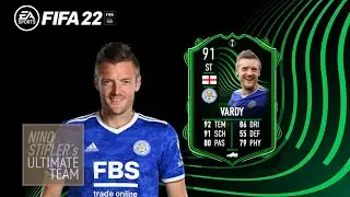 FIFA 22 REVIEW! JAMIE VARDY (91) CL RTTF - UNDERRATED #ultimateteam #fifa22 #playerreview #FUT