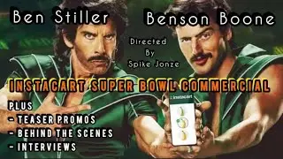 Benson Boone & Ben Stiller - Instacart Super Bowl Commercial, Teasers, Behind The Scenes, Interviews