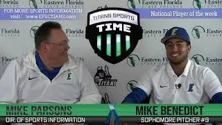 Titan Sports Time with baseball pitcher Michael Benedict