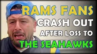 Rams Fans Crash Out After Losing to The Seahawks - NFC Championship Game Fan Reactions