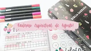 Montando o meu Caderno Espiritual de Agosto!