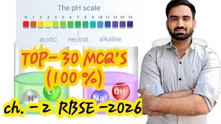 Acid , base and salt RBSE -2026 || TOP- 30 MCQ'S || SCIENCE BY ABHI SWAMI SIR 