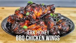 Jerk Honey BBQ Chicken Wings