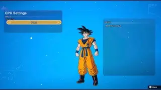 DRAGON BALL: Искра! ZERO Customize, CPU Settings Types