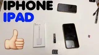 iPhone iPad Lightning для SD-карты, камера-ридер, работает отлично