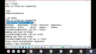 (B15) Linux Basic Part3 touch,cat,date,cal,who am i,pwd,switch user su, echo,hostname,help,man,info