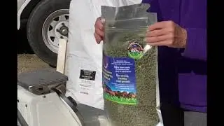 Packing The Aussie Farrier Hoof supplement pellets in pouches