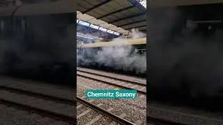 steam locomotive at Chemnitz Saxony