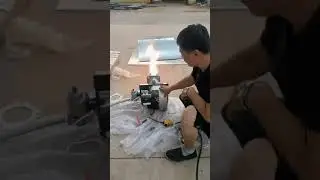 Gas heating system for spray booth #paintbooth #spraybooth #painting #paintspraying #spraypaint
