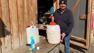 Schnaps brennen - Maische abziehen und lagern