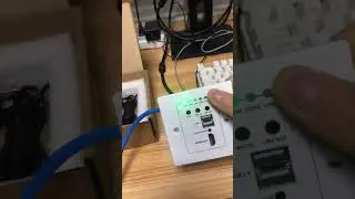 4K HDMI wallplate with USB2.0, Power over Cable, audio out #Wallplate #USB2 #4KHDMI