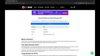 Convert M3U to XTREAM CODE