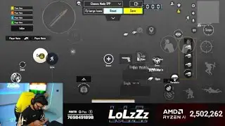 LolzZz Gaming 4.2 Update New Control Code || Bgmi 3 Finger Control Code & Sensitivity Code letest ||