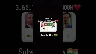 🔥 RCB vs LKN GL AND SL TEAM COMING SOON ❤️ #shorts #cricket #ipl #ipl2023 #rcb #vs #lkn