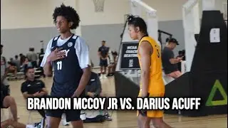 Arkansas Commit & #1 PG In 2025 Darius Acuff Goes At #1 PG In 2026 Brandon McCoy Jr.!