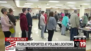 Problems reported at polling locations across northeast Ohio