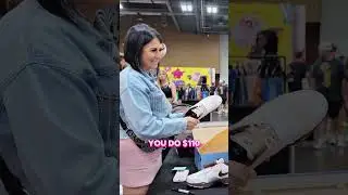 This kid was such a tough negotiator🥲😭 Was this a fair deal?👀 #sneakers #sneakercon