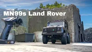 Test drive RC MN99s V2 Land Rover defender spek standar
