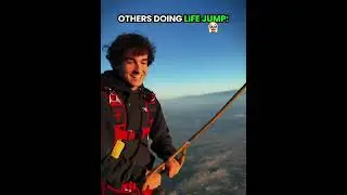 Others doing life jump vs this guy ☠️ | #edit #jump #skydiving #space #shonedit #newyork #usa